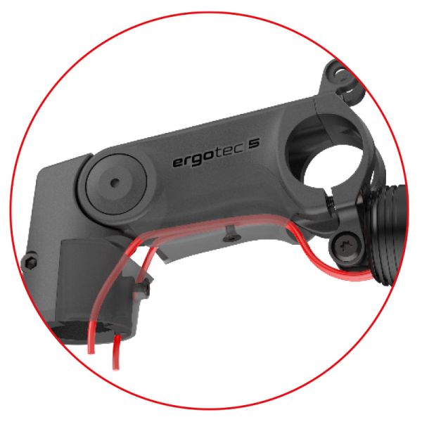 Ergotec Vorbau Ahead Sepia XL Fi ø28,6mm 90mm ø31,8mm - schwarz