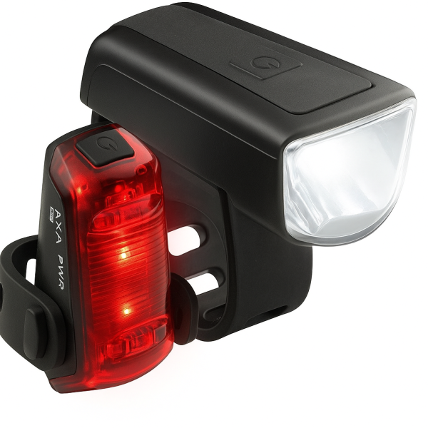 Axa Beleuchtungsset DWN Set 30 Lux USB-C wiederaufladbar