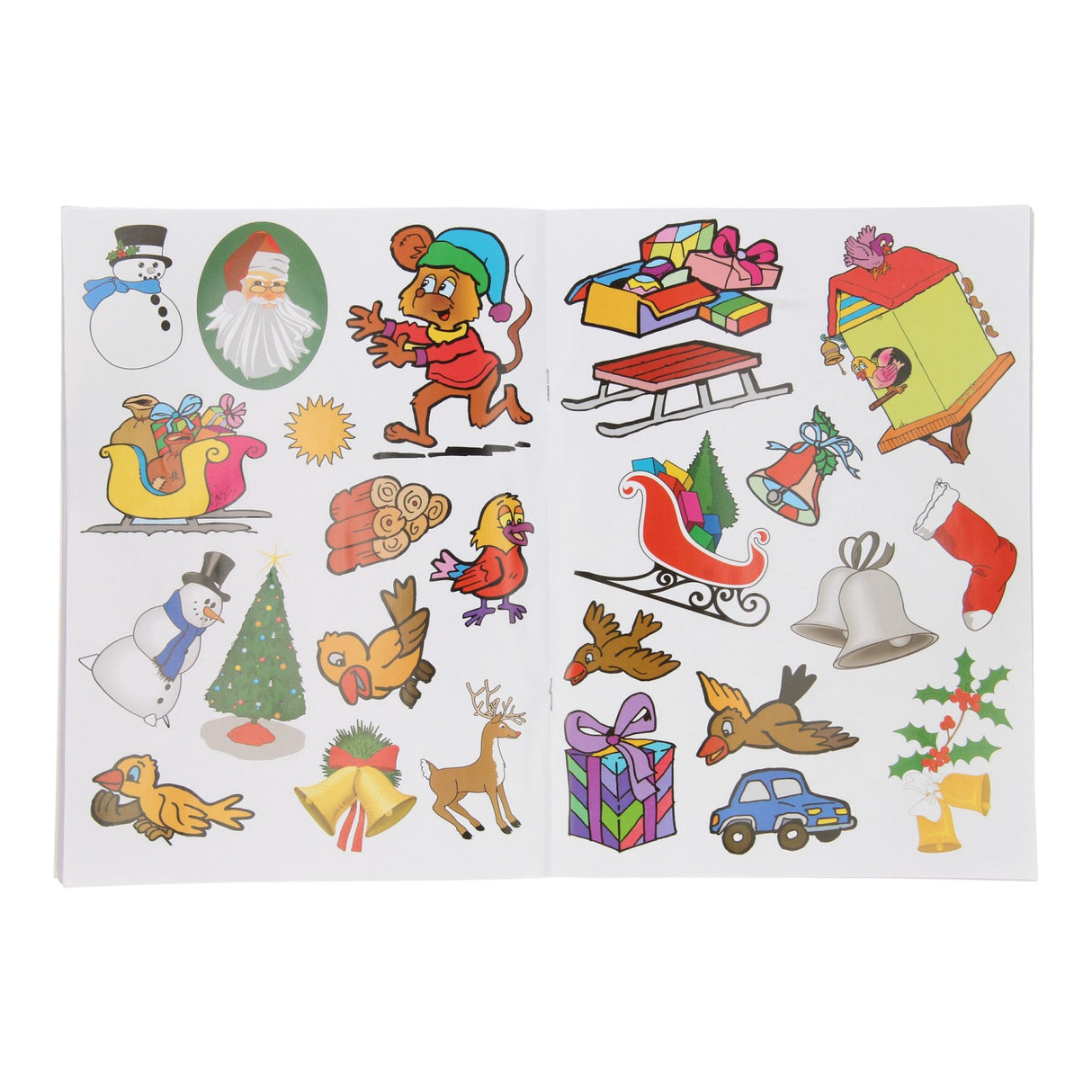 Buch-Specials Niederlande bv Weihnachtsaufkleber und Malbuch