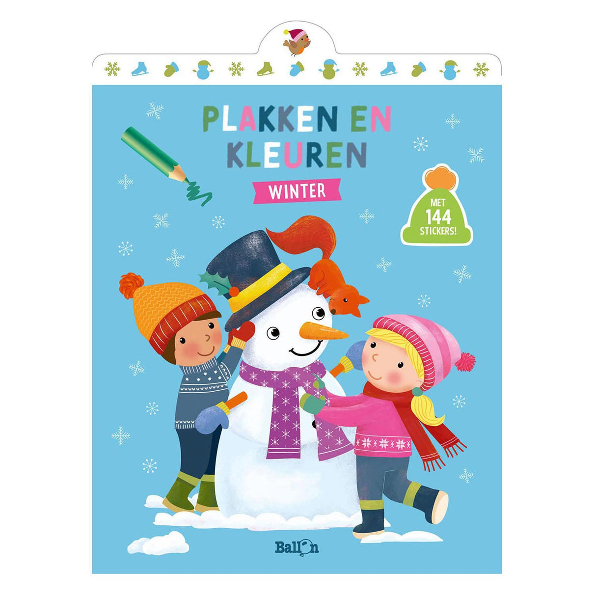 Buch Specials Nederland BV Picking Color Stickerboek Winter
