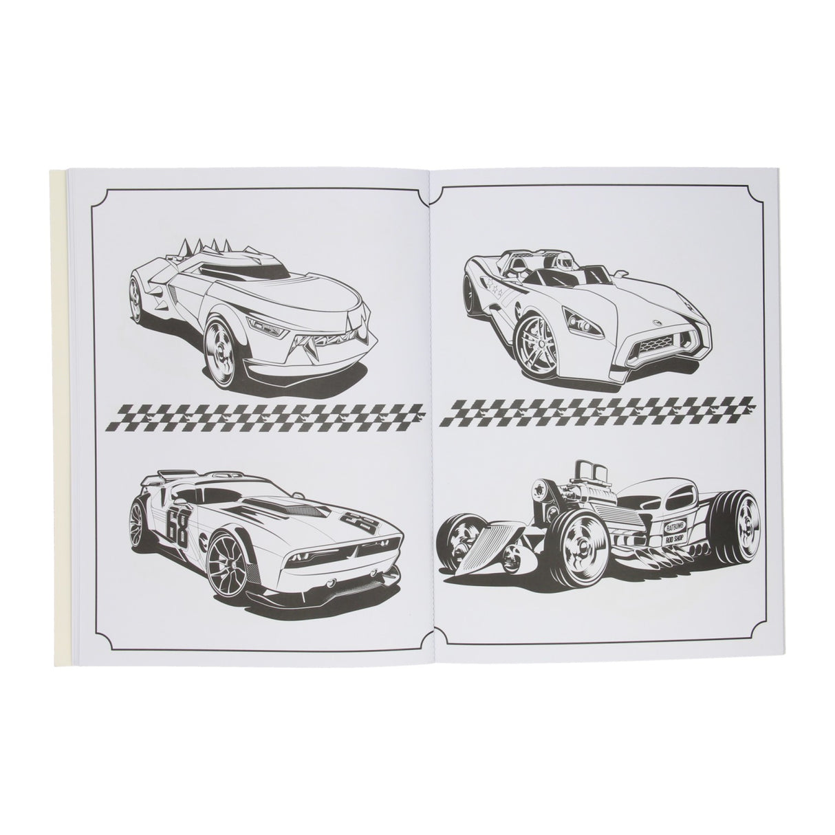 Super Color Malbuch Hot Wheels mit Bleistiften