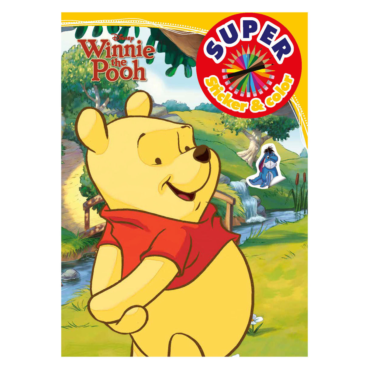 Buch Specials Nederland BV Winnie de Poeh Super Sticker Farbbuch Buch