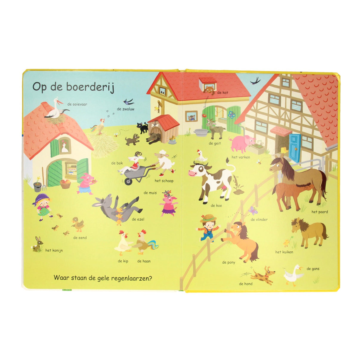 Gewinnt Holland-Suchbuch, Bilderwörterbuch, Tiere