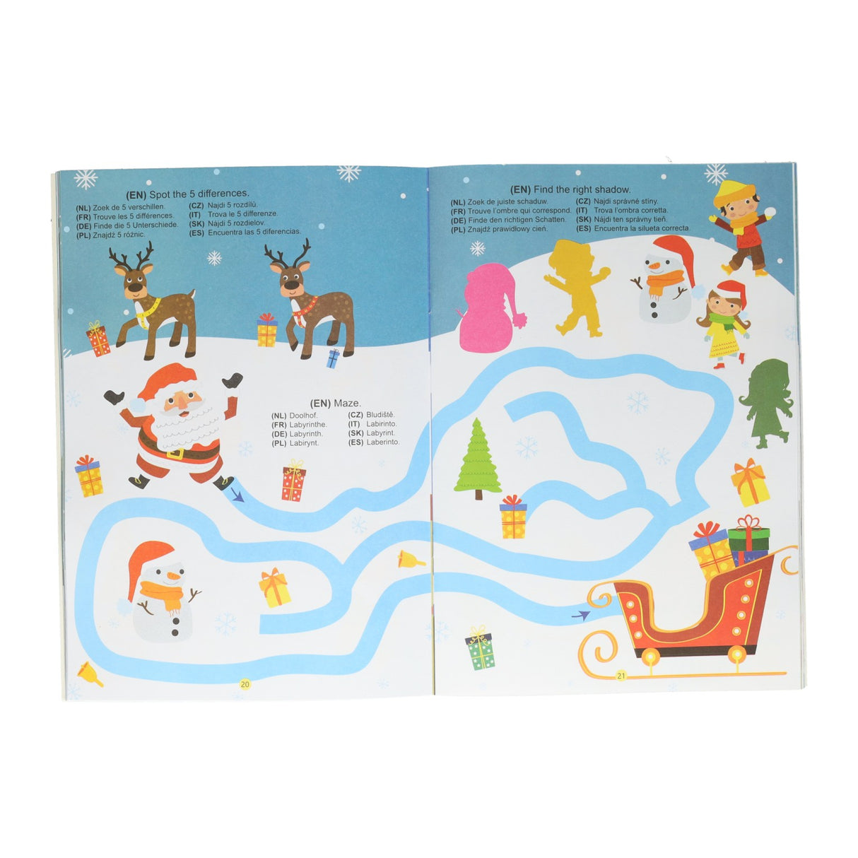 Gewinnt Holland Mal- und Aktivitätsbuch A4 Weihnachten
