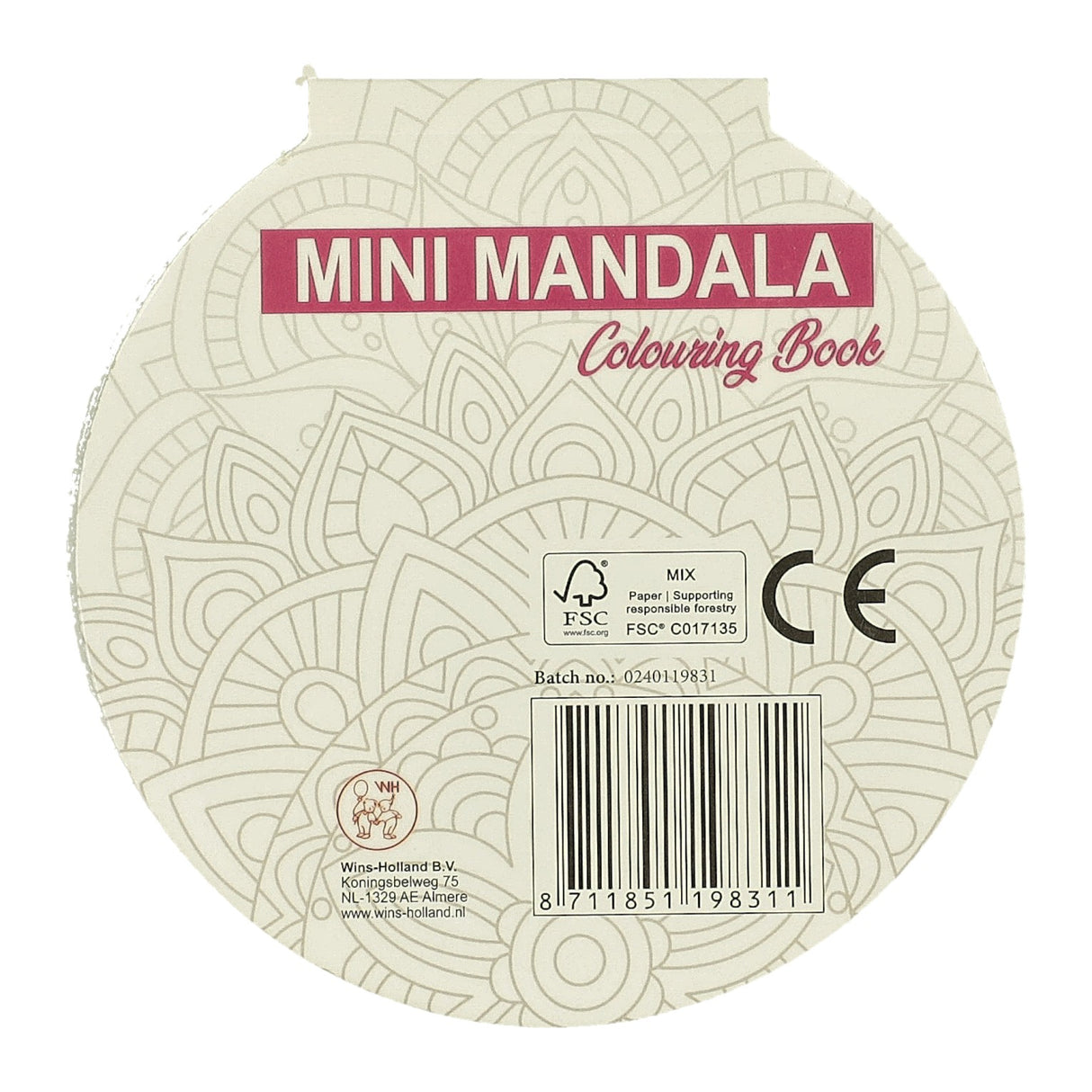 Gewinnt die Holland-Mini-Mandala-Malbuch-Runde