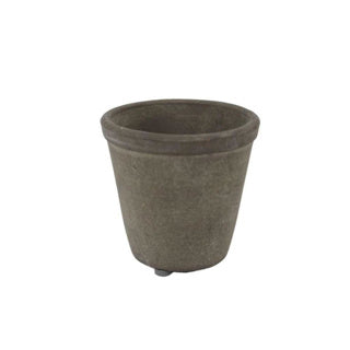 No brand Topf dunkelgrau Kono 9 cm | 6 Stück