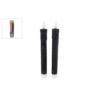 Keine Feuerkerze, LED-Fernbedienung, schwarz, Set 2 | 2 Stk