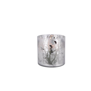 No brand ptmd Teelichthalter Winty White XL 15 cm | 2 Stk