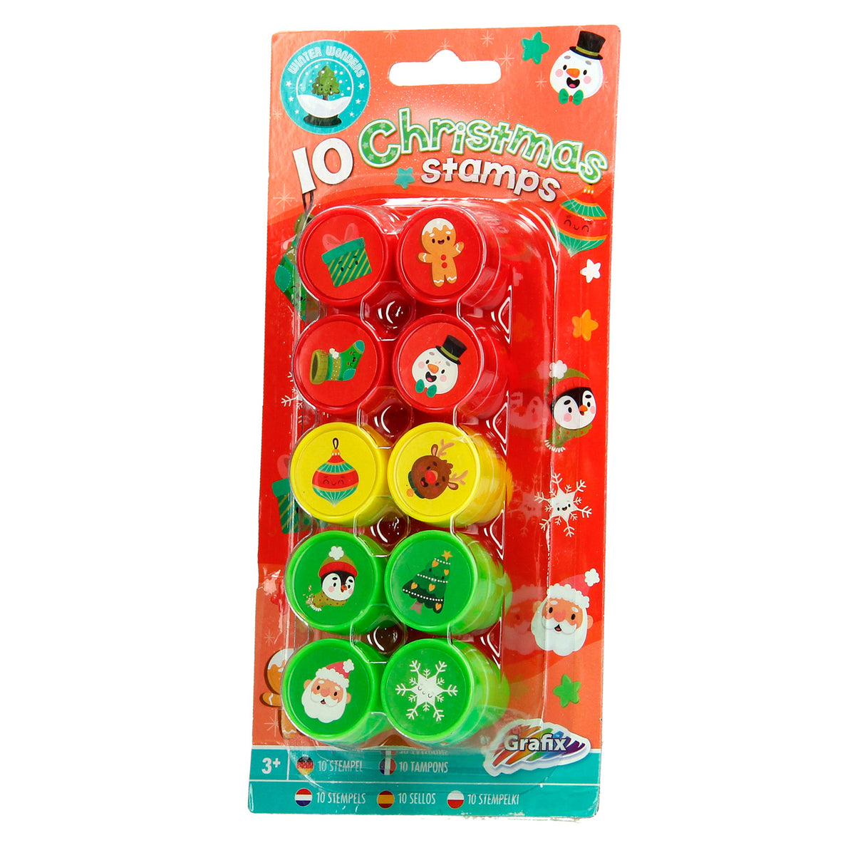 Grafix Weihnachtsstempel, 10dlg.