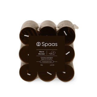 Spaas duftende Clearlights-Blockpackung x18 4,5 Stunden – warmes Wunder | 4 Stück