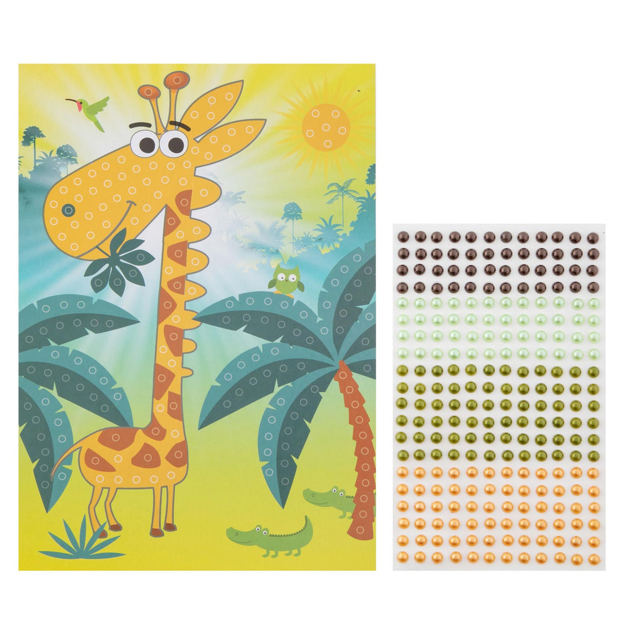 Grafix Craft Set Perlenkunst Giraffe