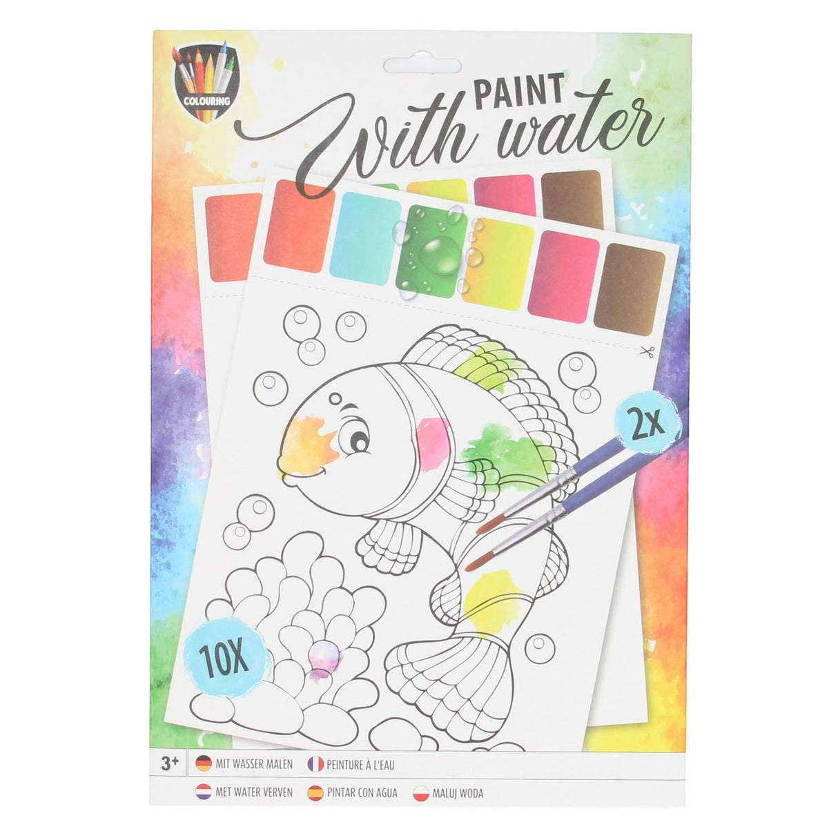 Kreative Handwerksgruppenmalerei mit Wasser, 12dlg.