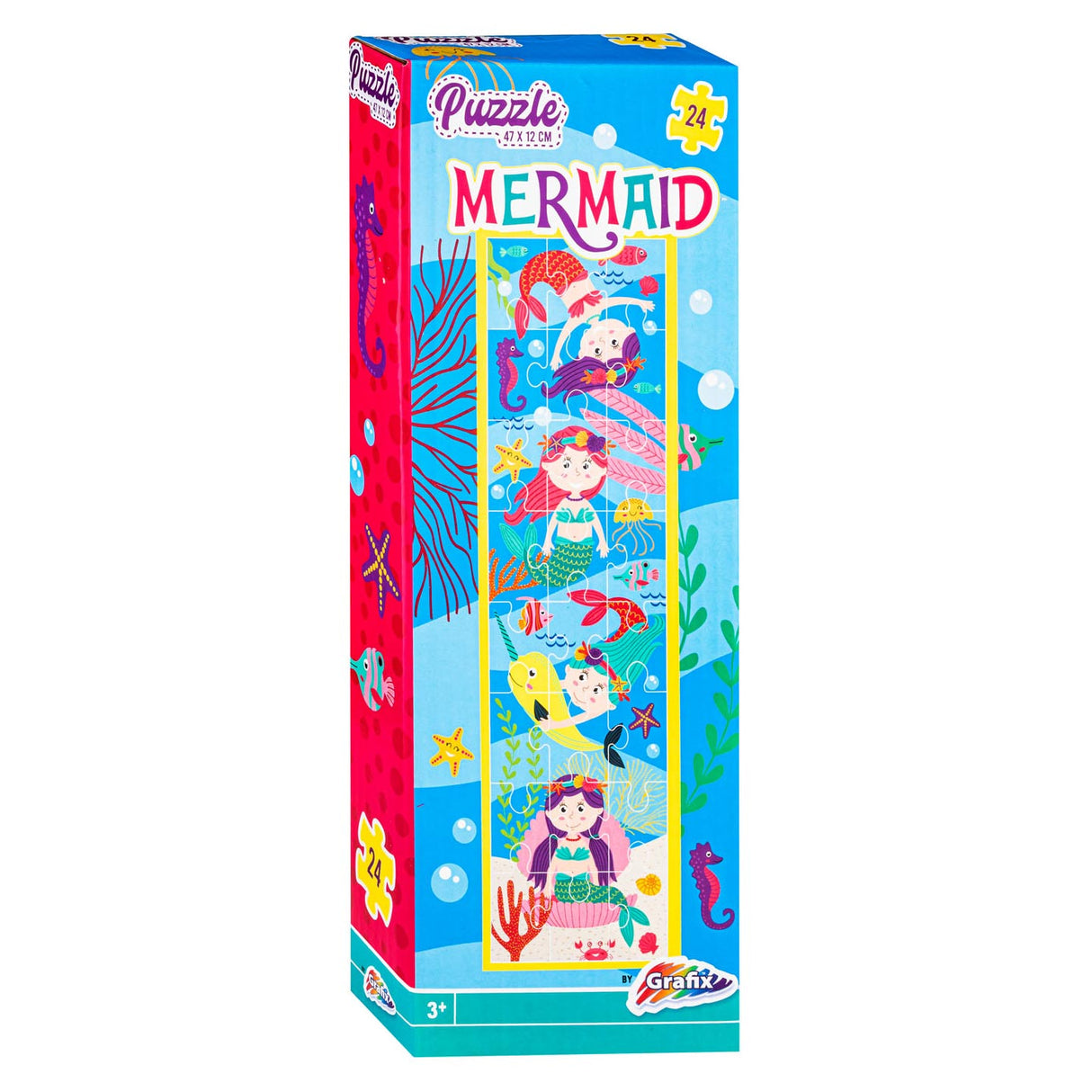 Grafix Tower Puzzle Mermaid, 47x12 cm