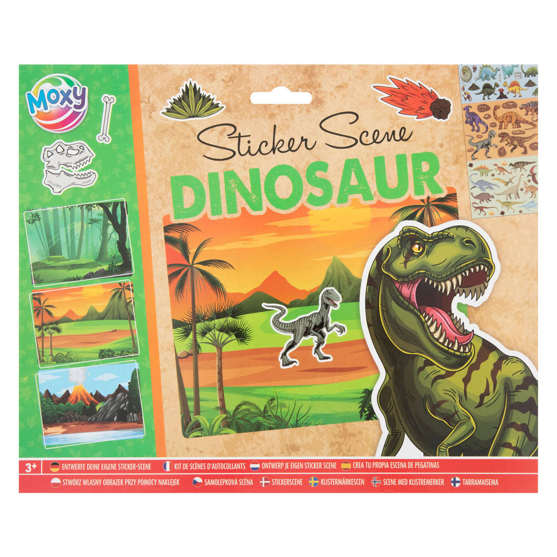 Kreative Handwerksgruppe Design Ihre eigene Aufkleberszene - Dinosaurus