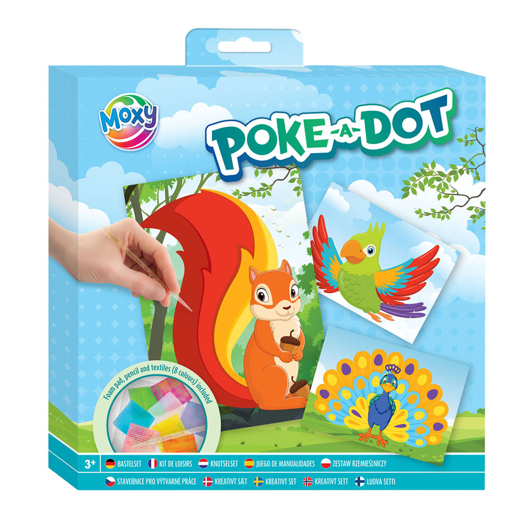 Kreatives Bastelgruppen-Poke-a-Dot-Bastelset – Tiere