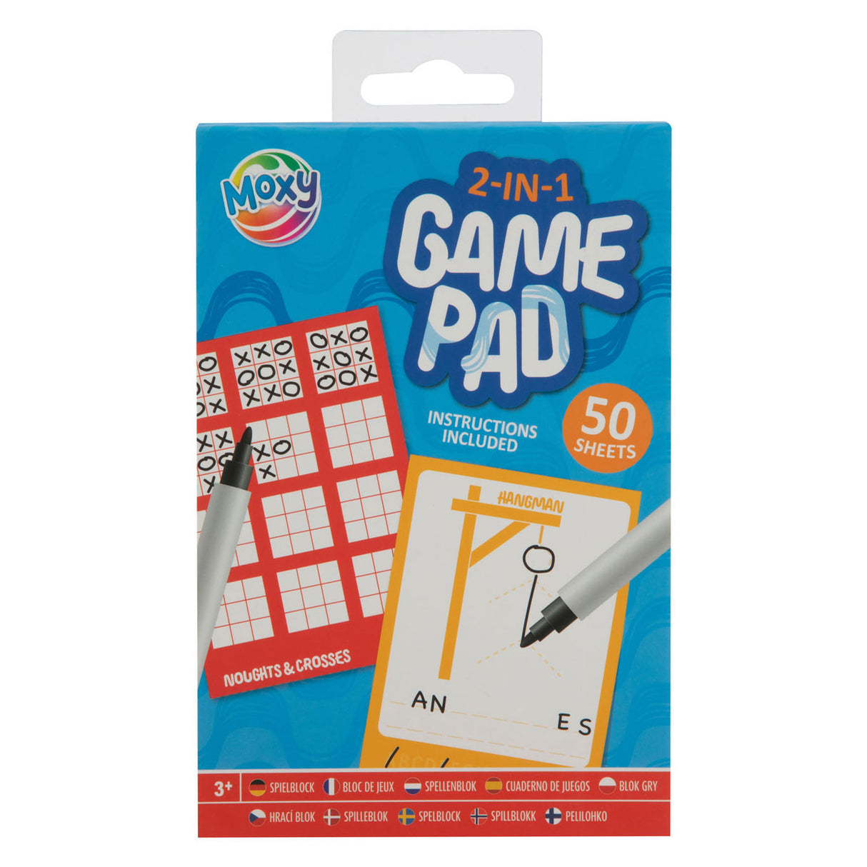 Kreativer Bastel-Gruppenspielblock 2in1 A6, 50 Blatt
