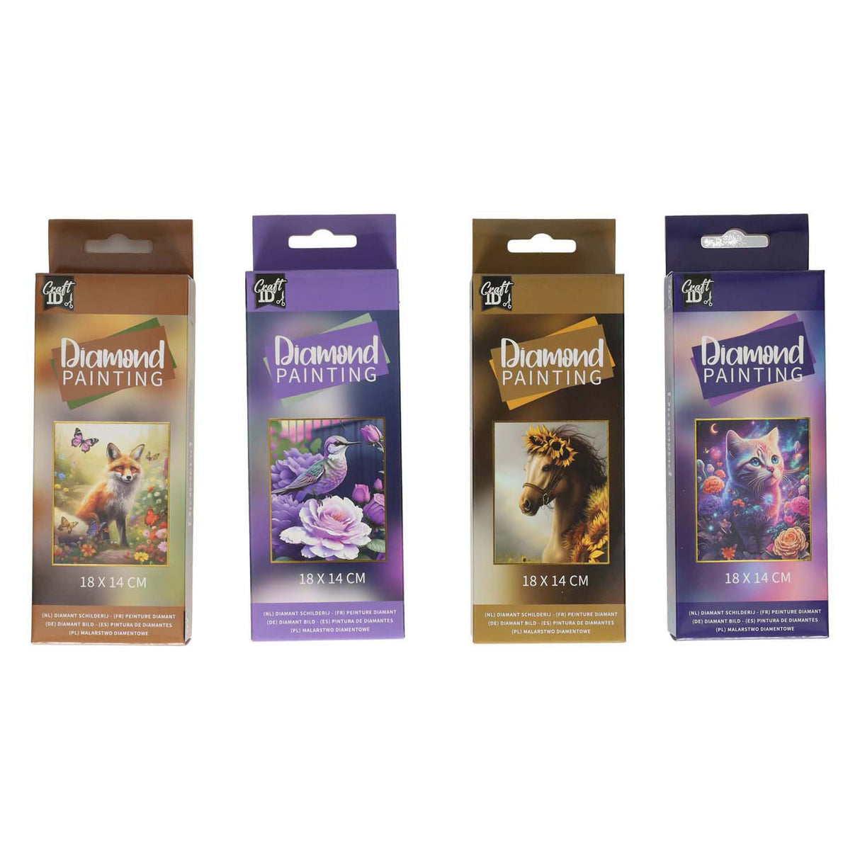 Kreative Bastelgruppe, Diamantmalerei-Tiere-Design