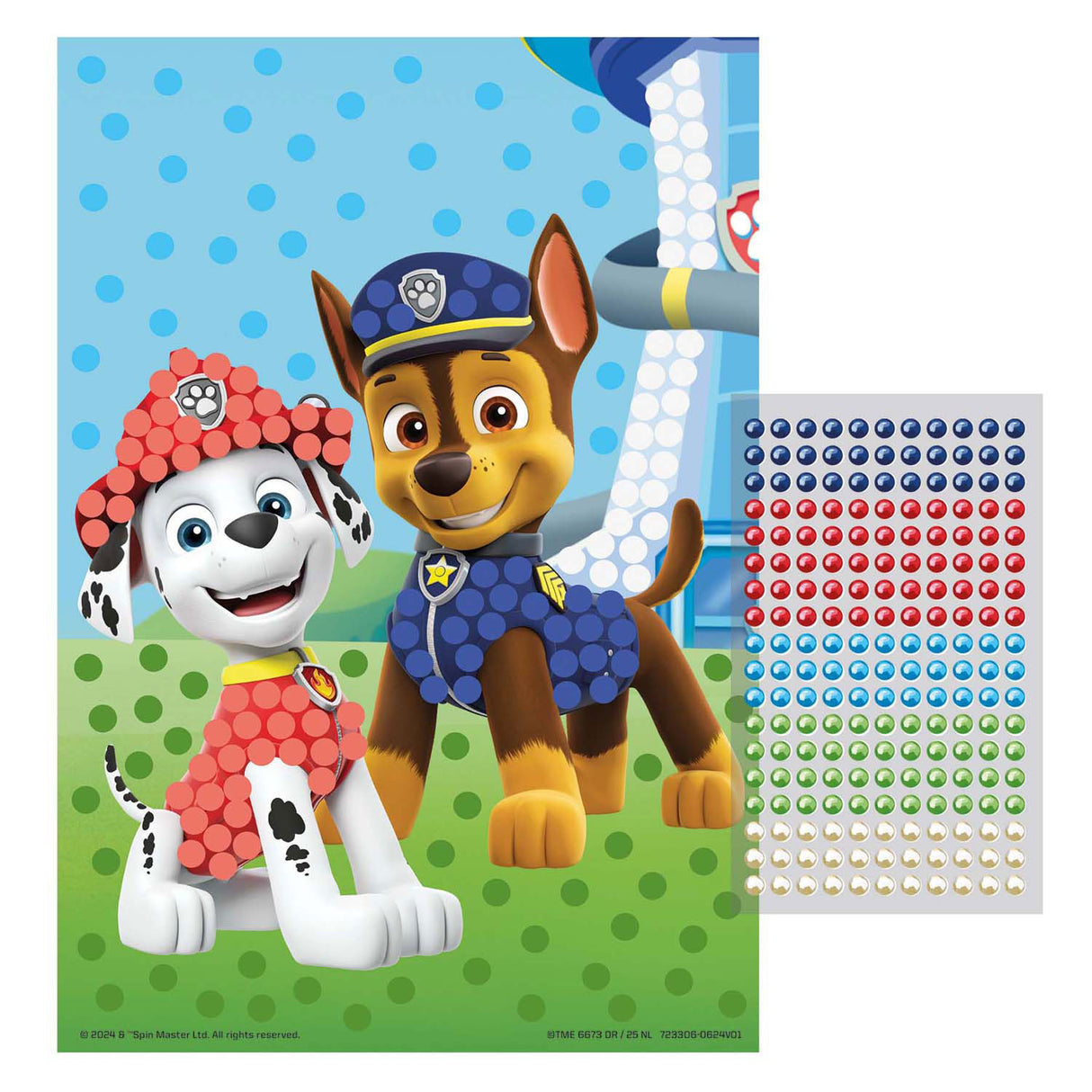 Kreative Bastelgruppe Moxy Paw Patrol Perlenkunst – A5-Format