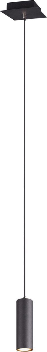 Trio Marley hanging lamp - black matt - excl. 1 x gu10 35w - adjustable in height
