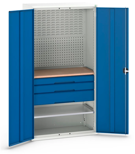 Unterer Systemschrank + Schubladen 1050 x 550 x 2000 mm