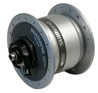 Shimano Hub Dynamo 6V 3 Watt 36 Löcher Fehler Hub Silber