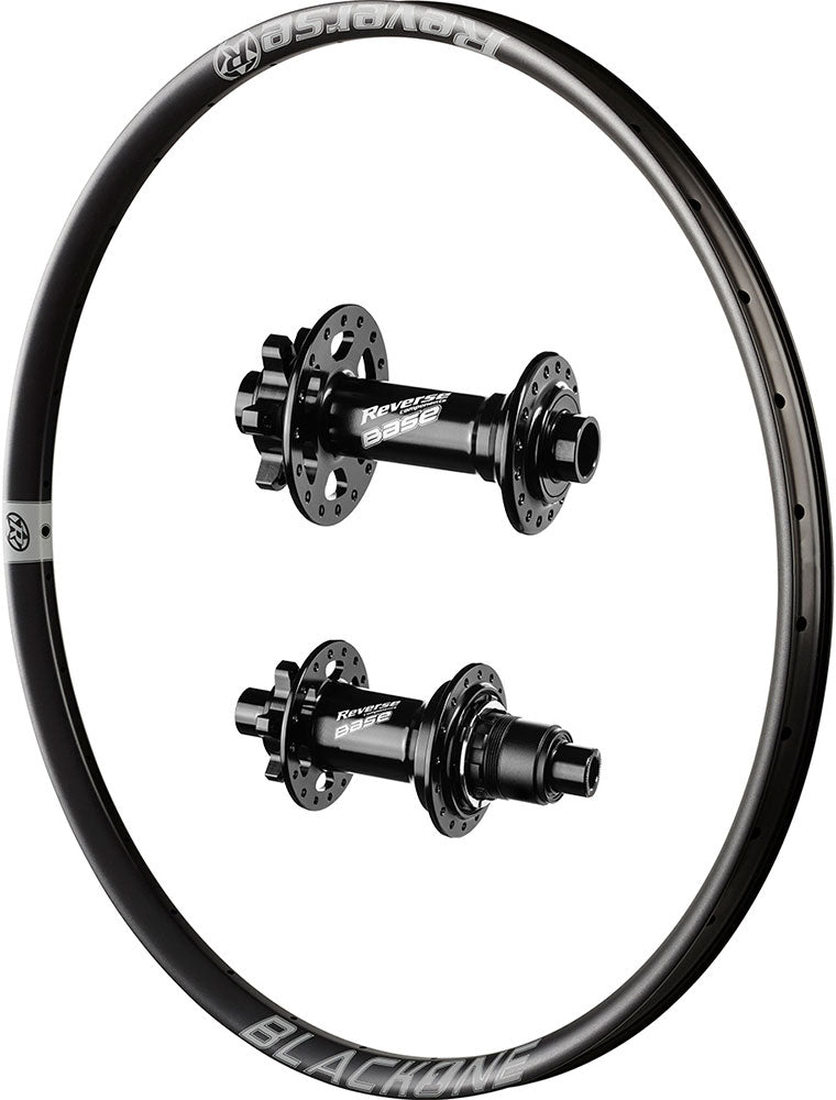 Reverse Components schwarzer 29 Boost Tubeless-Laufradsatz