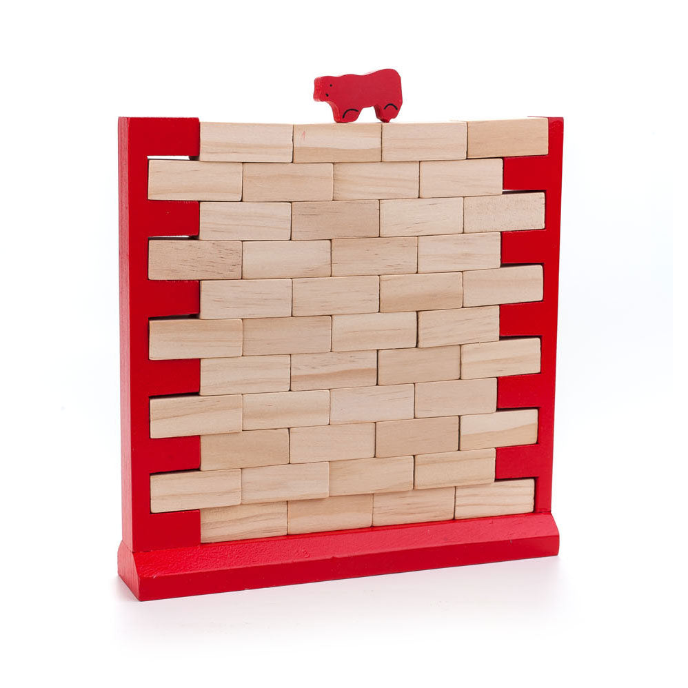 Longfield Balancierspiel aus Holz mit fallender Wand