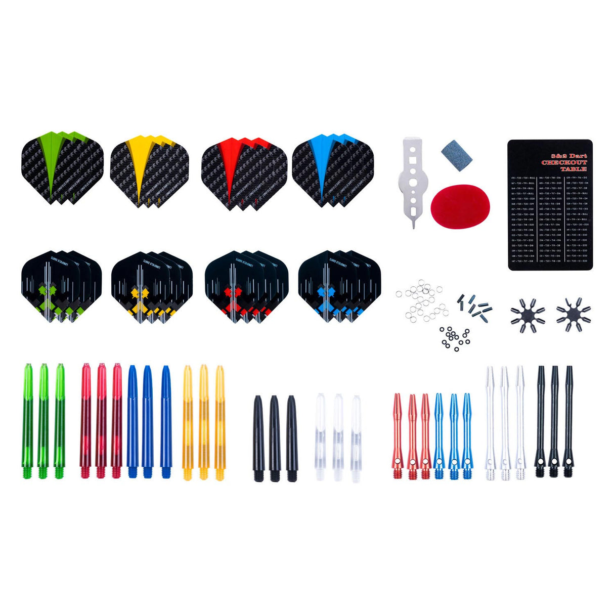 Longfield Darts Zubehörset 141-teilig