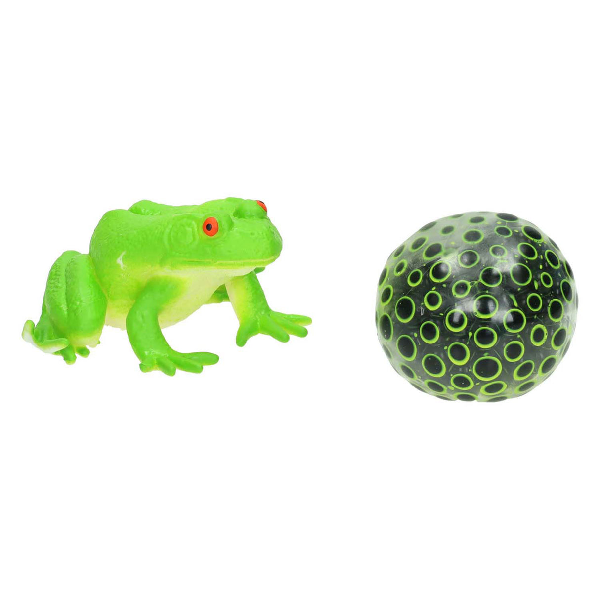 Frosch mit Froschlaich
