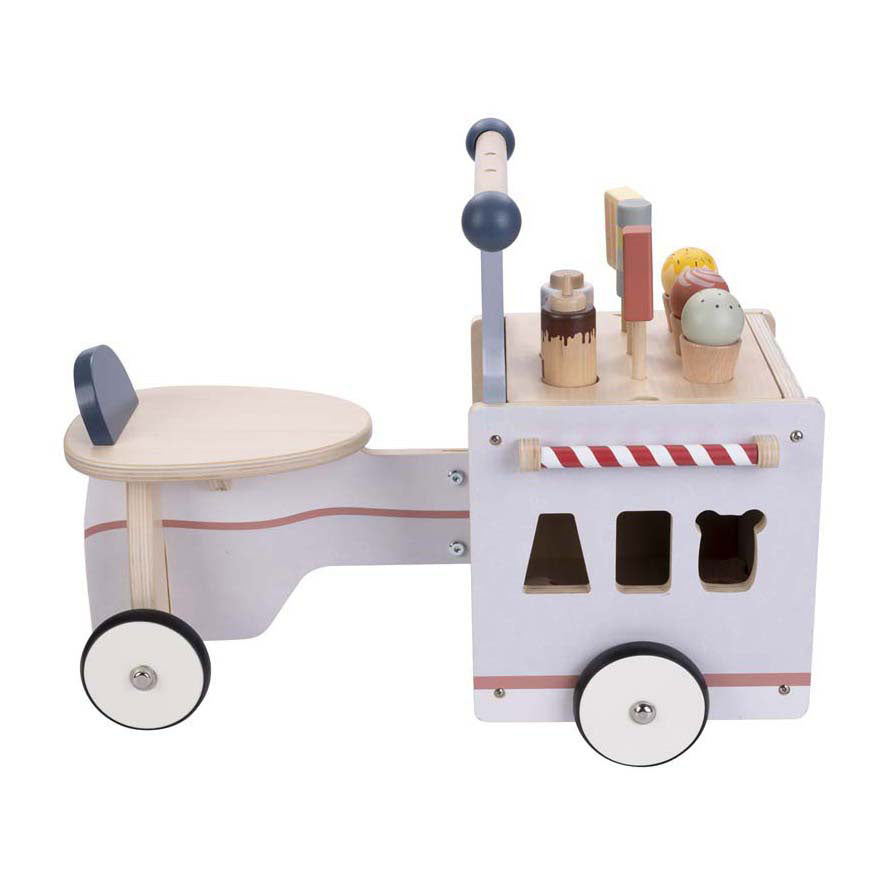 Holz-Laufrad-Eiswagen Jack Jacky