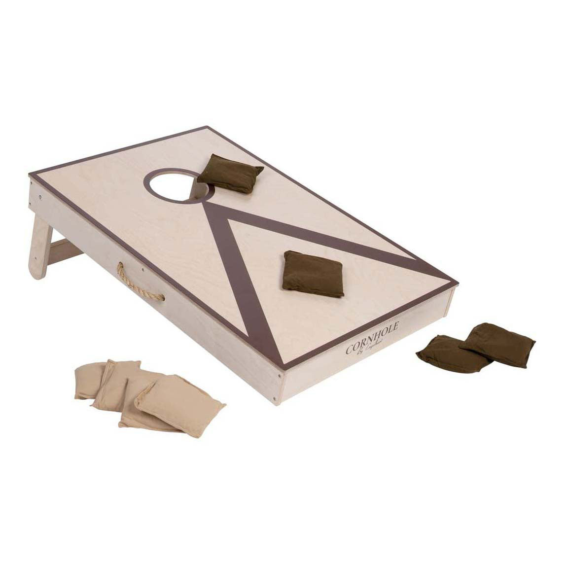 Engelhart cornhole – enkel bord – 90 x 60 cm – pine birchwood – inclusief 2 x 4 zakjes – outdoor gooispel behendigheidsspel –