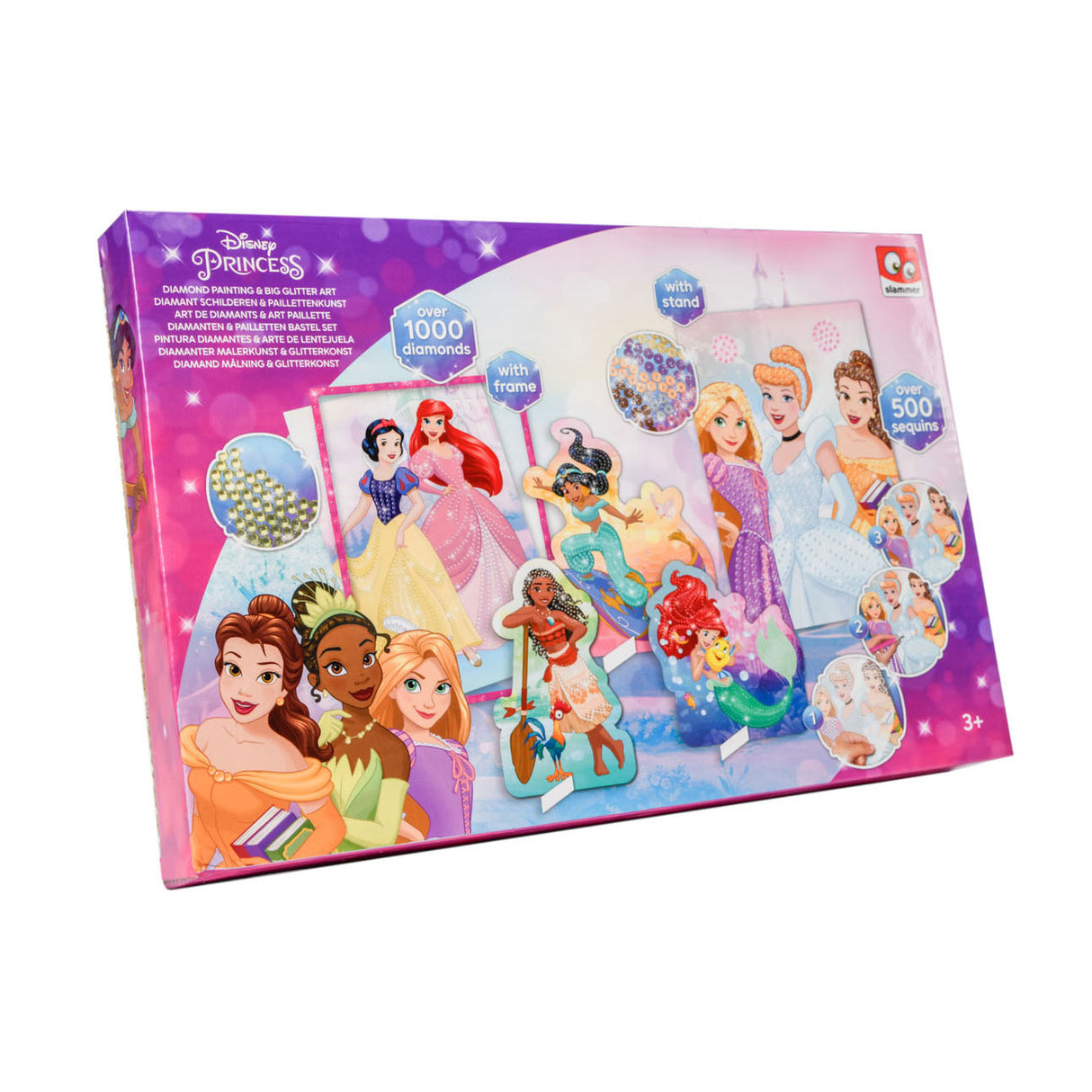 Canenco Prinzessin Diamond Malerei und Glitzerkunst