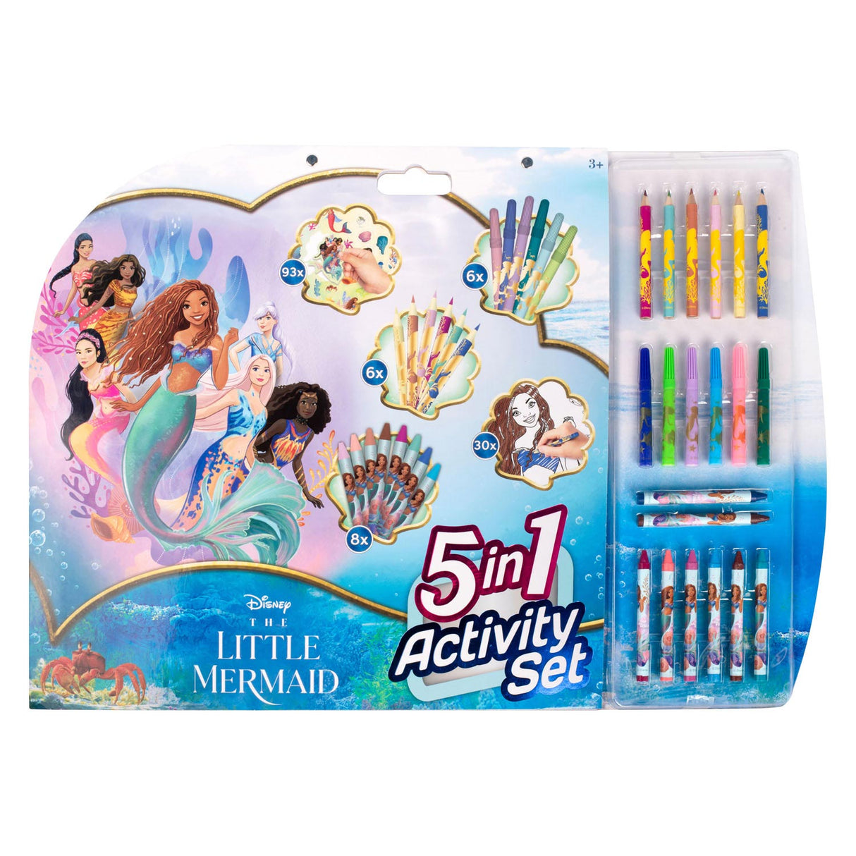 Canco der Little Mermaid 5in1 Farbset
