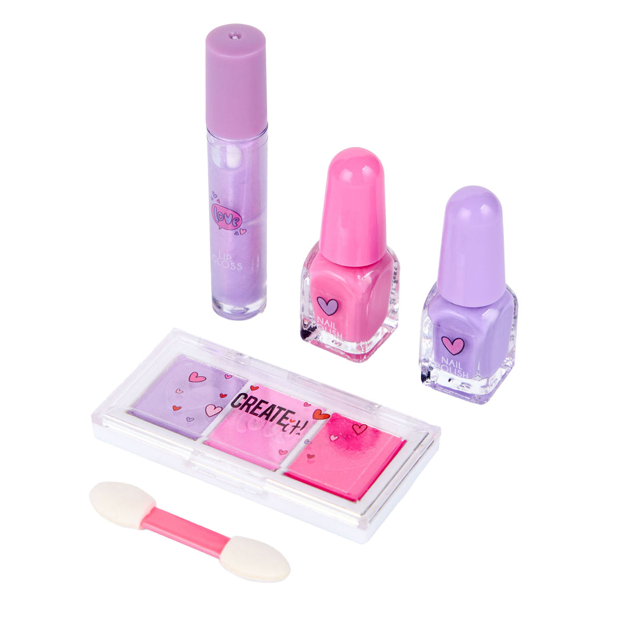 Erstelle es! Herz-Make-up-Set im Lippen-Look
