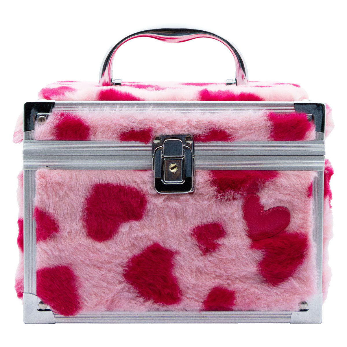Erstelle es! Herz-Make-up-Etui, flauschige Herzen