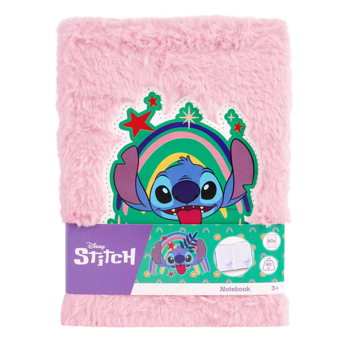 Plüsch-Notizbuch mit Canenco-Stich