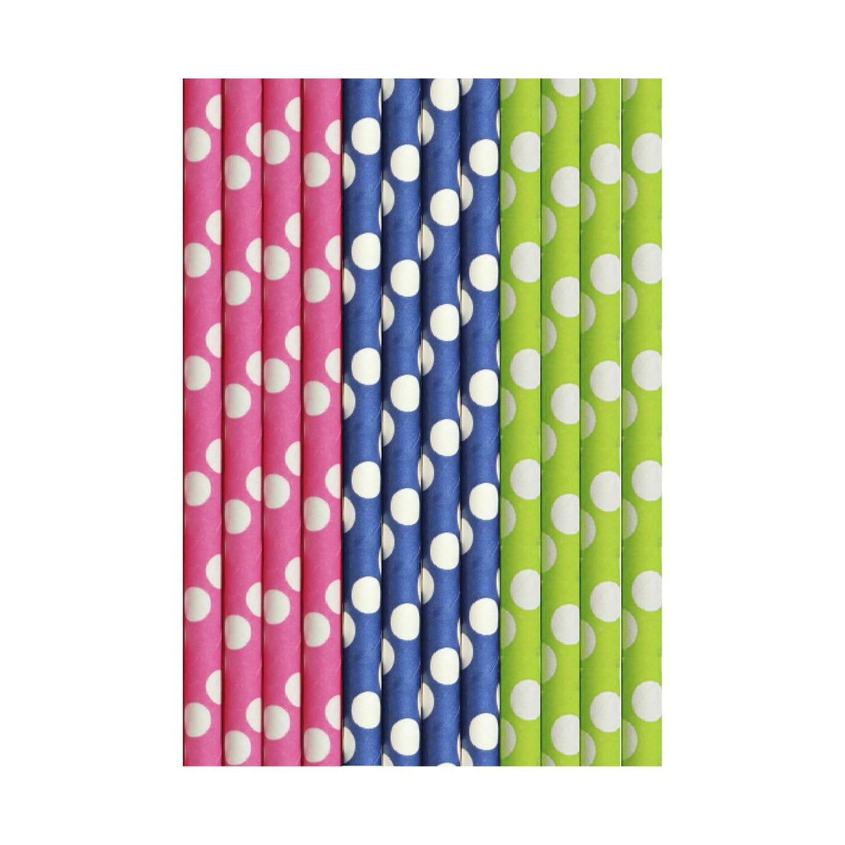 Duni Papierstrohhalme Cocktail Dots 25 Stk