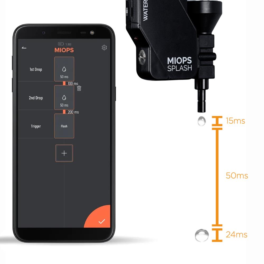 MIOPS Splash V2 WaterDreppel Kit mit Halter