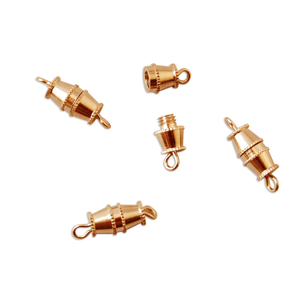 Vaessen creative • Fassverschluss 10 mm, 4 Stück, Gold