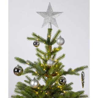 Kaemingk Weihnachtskugeln Polystyrol glänzend, matt, Glitzermix, Durchmesser 8 cm