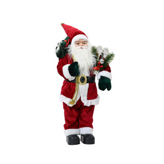 Kaemingk Weihnachtsmann Polyesterl.17cm x B.11cm x H.30cm