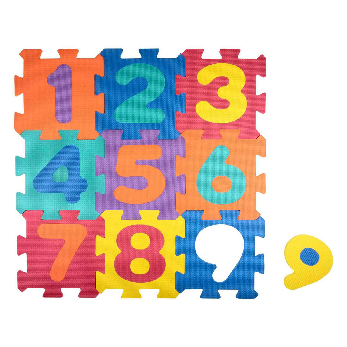 Spielmatten-Schaumstofffiguren, 9-tlg.