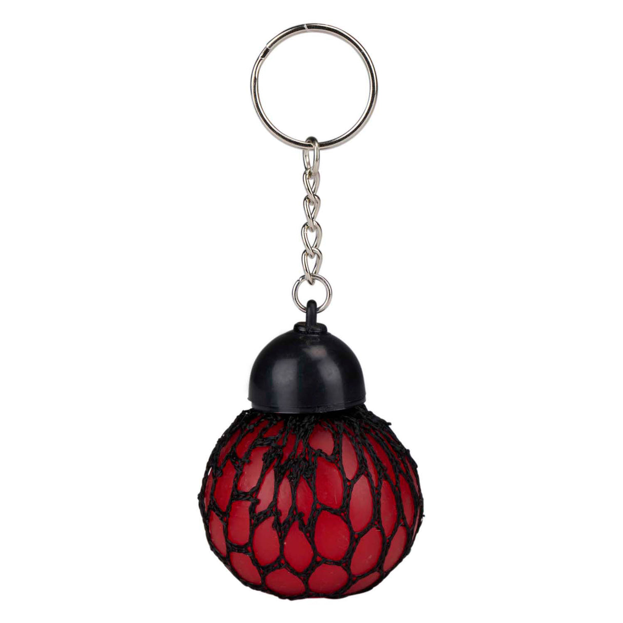 Schlüsselanhänger mit Mesh-Quetschball
