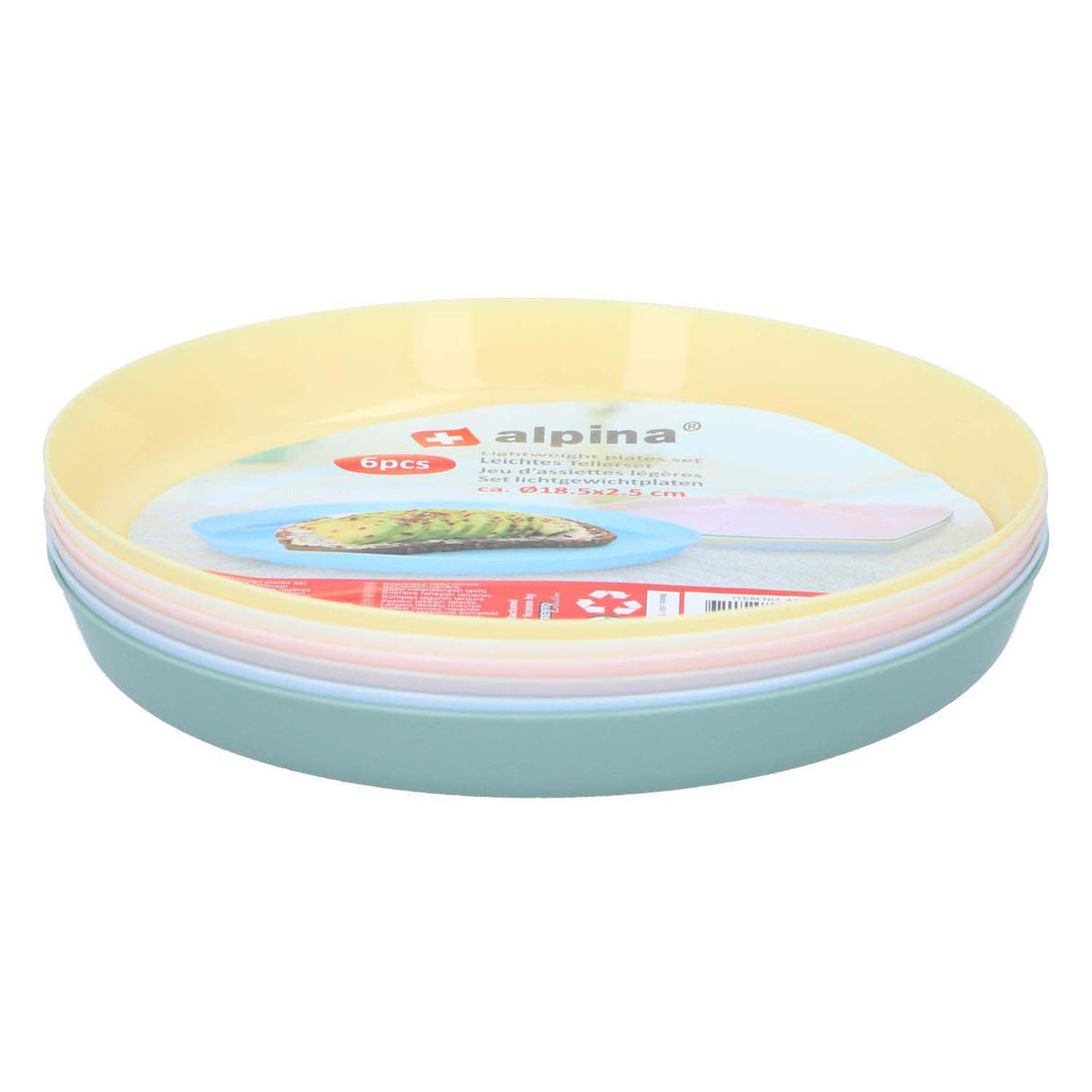 Alpina -Platten Farbe, 6st.