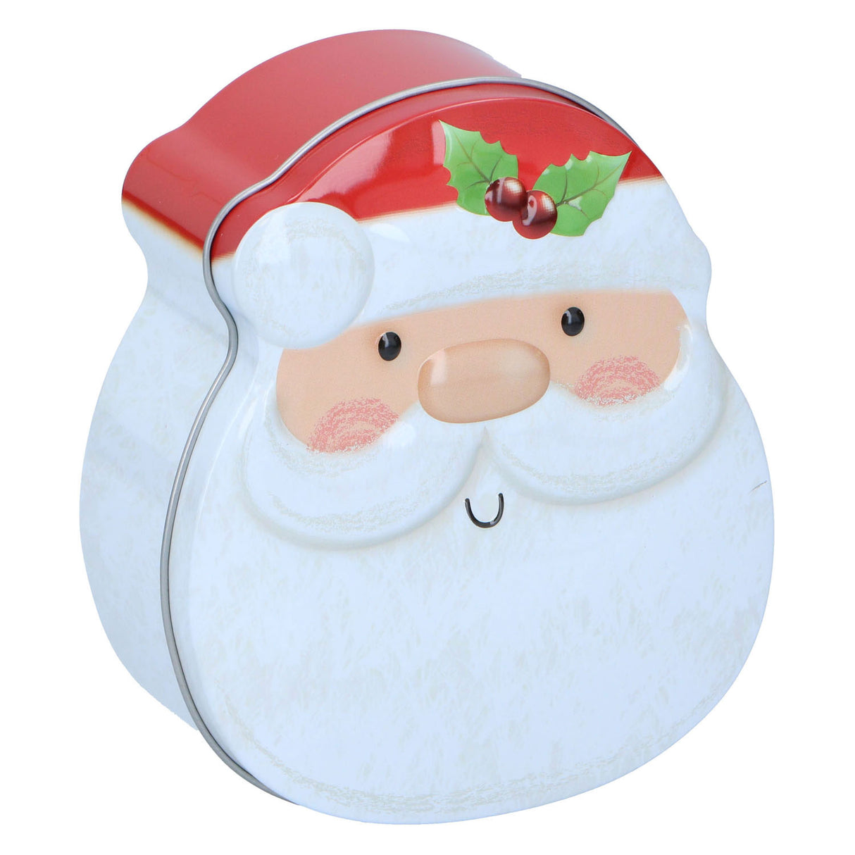 Weihnachts-Aufbewahrungsdose aus Zinn für Kekse