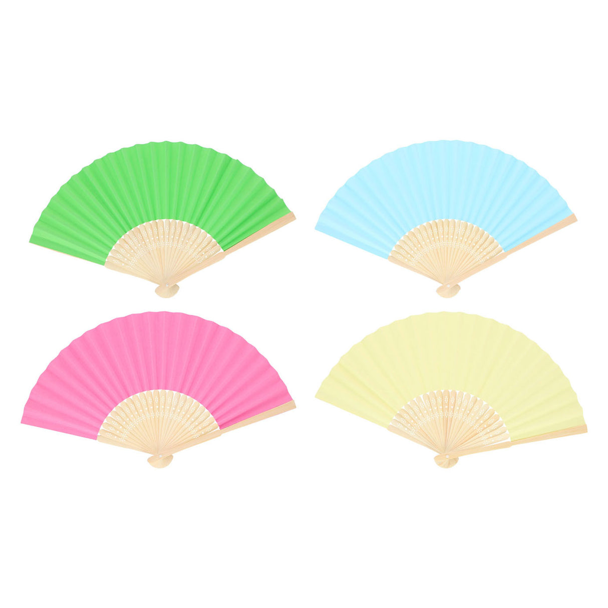 Spanischer Fächer in Farbe, 20 cm