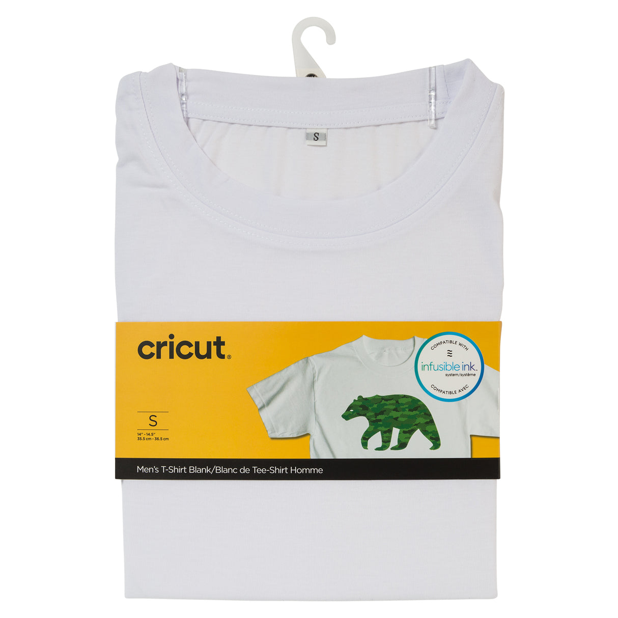 Cricut • Herren-T-Shirt mit Rundhalsausschnitt, Größe S