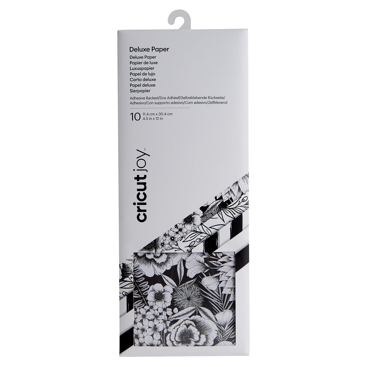 Cricut joy • deluxe paper black and white with nature print