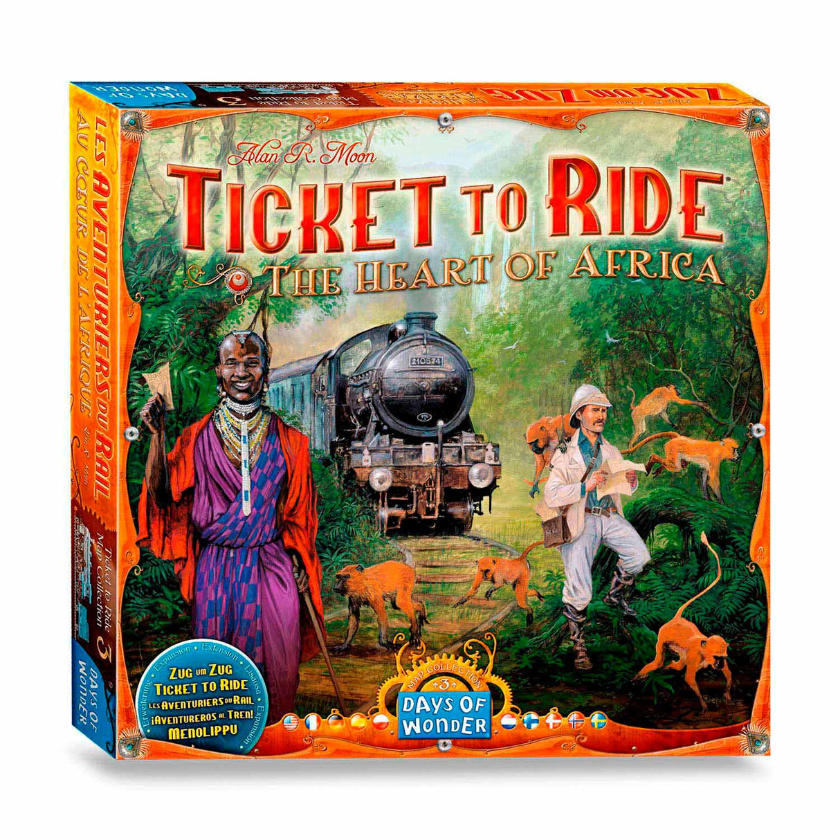 Asmodee Ticket zum Ride Africa Brettspiel