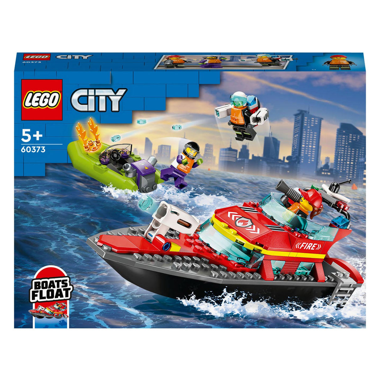 Lego City Feuerrettungsboot 60373